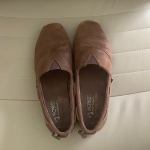 Brown loafers
